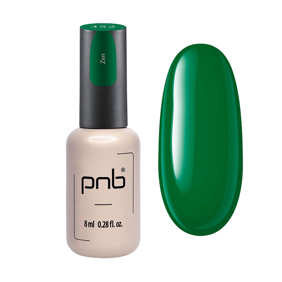 Гель-лак для нігтів PNB Gel Polish UV/LED 352 Zen, 8 мл