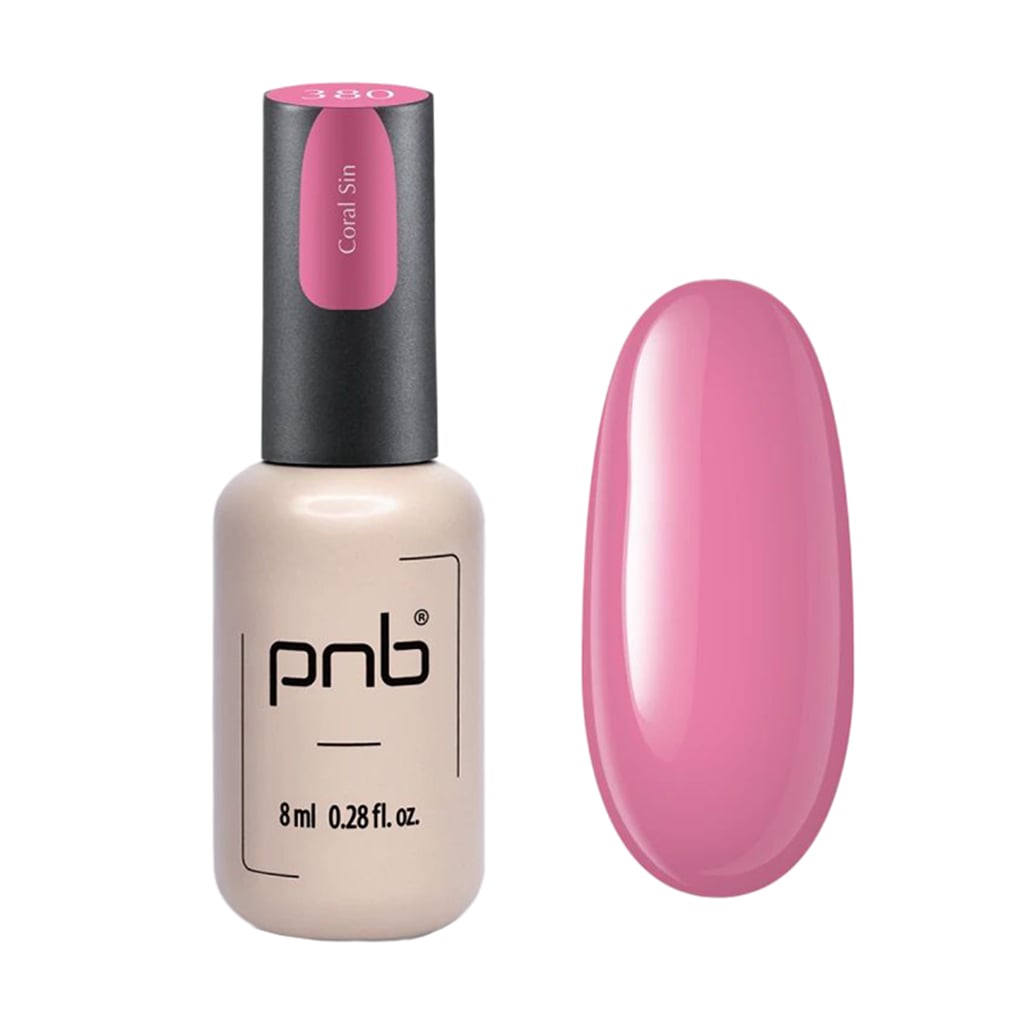 Гель-лак для нігтів PNB Gel Polish UV/LED 380 Coral Sin, 8 мл