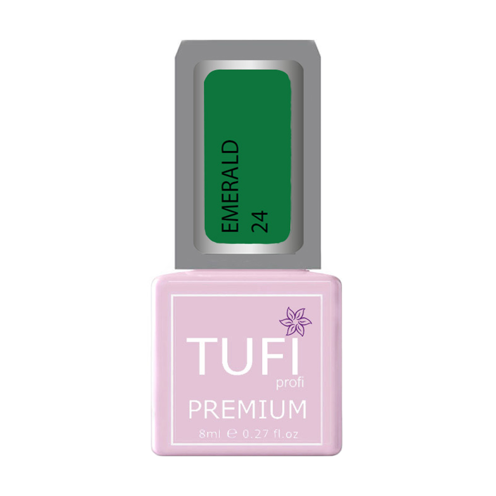 Гель-лак для нігтів Tufi profi Premium Emerald 24 Мрія блогера, 8 мл