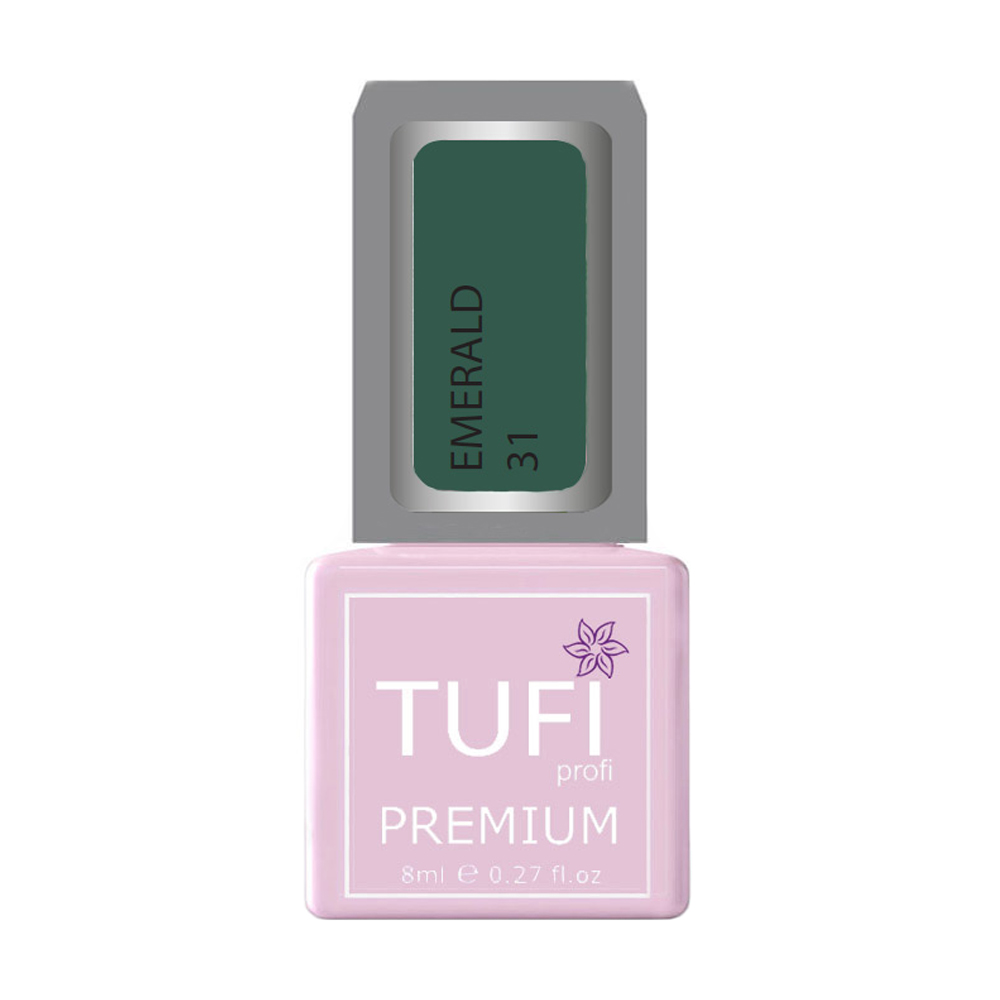 Гель-лак для нігтів Tufi profi Premium Emerald 31 Води Нілу, 8 мл