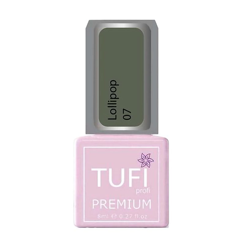 Гель-лак для нігтів Tufi profi Premium Lollipop 07 Евкаліпт, 8 мл