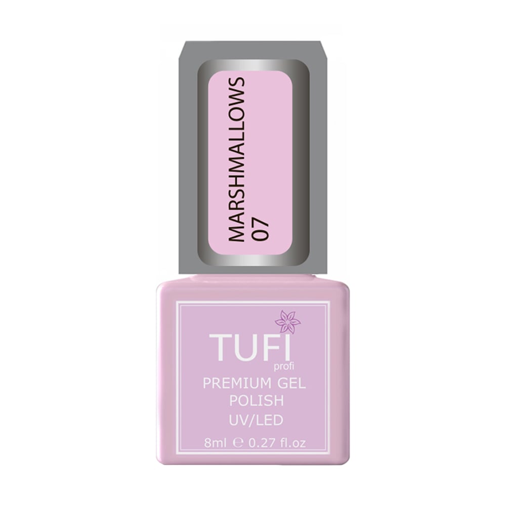 Гель-лак для нігтів Tufi Profi Premium Marshmallows 07 Рум'янець, 8 мл