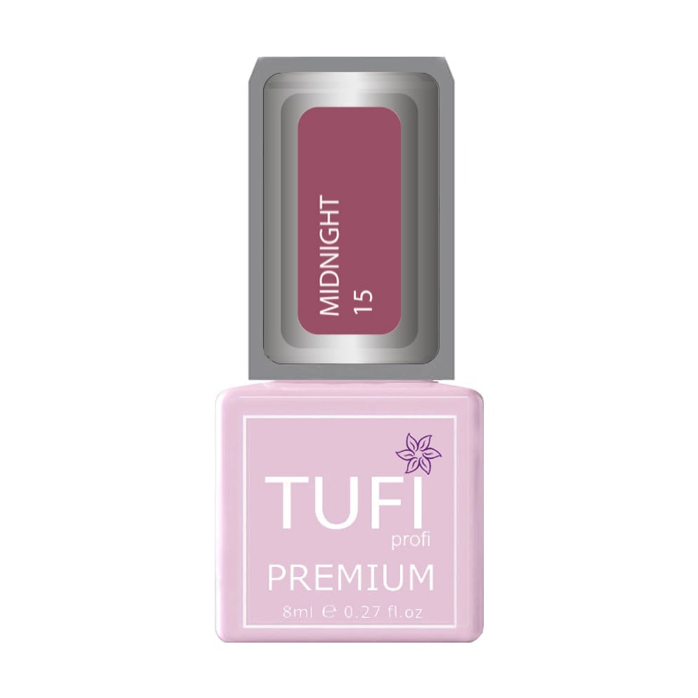 Гель-лак для нігтів Tufi profi Premium Midnight 15 Весняний крокус, 8 мл