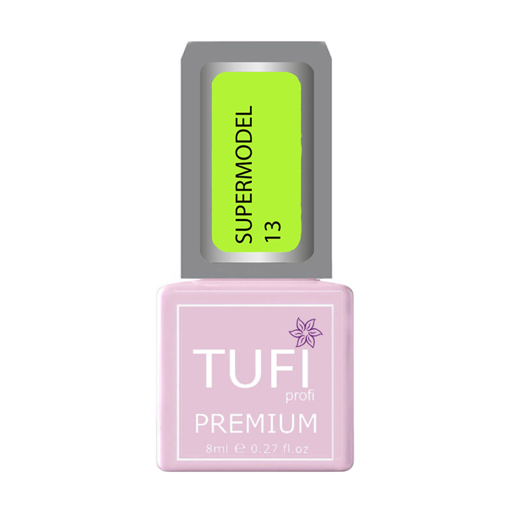 Гель-лак для нігтів Tufi Profi Premium Supermodel 13 Кендалл неоновий, 8 мл