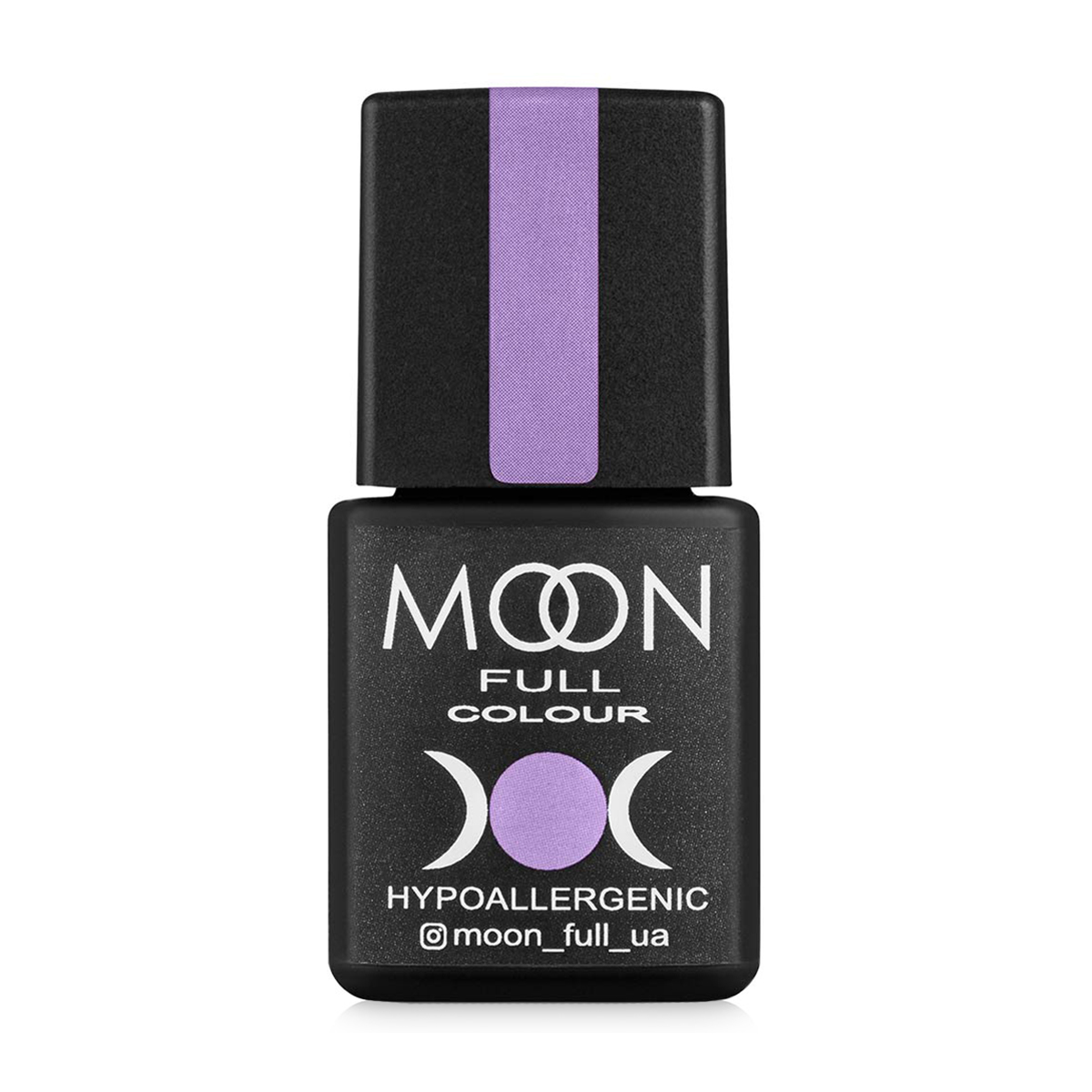 Гель-лак Moon Full Сolor Hypoallergenic Winter 2021 Gel Рolish 650 насичений бузковий, 8 мл