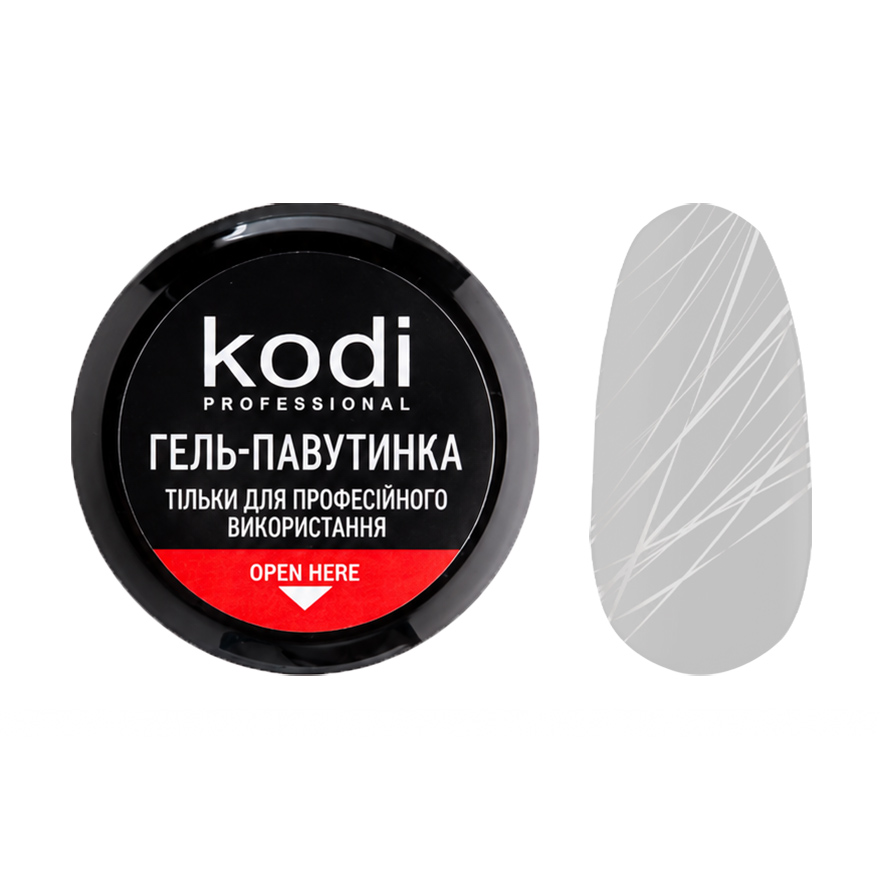 Гель-павутинка для нігтів Kodi Professional Spider Gel, White, 4 мл