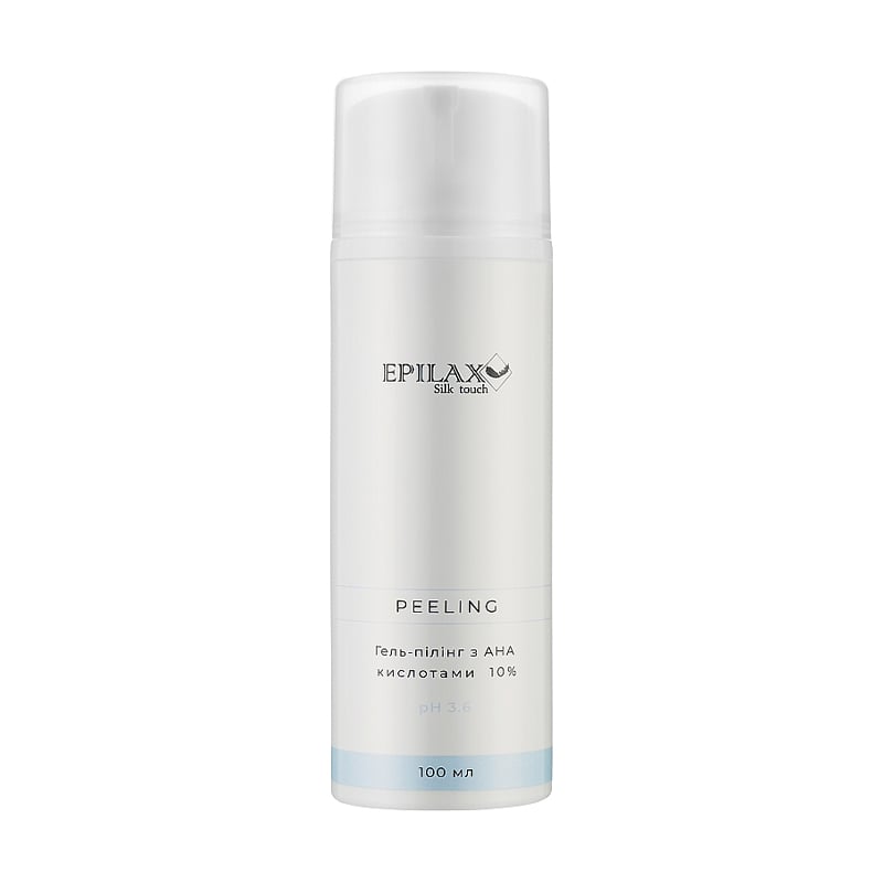 Гель-пілінг для тіла Epilax Silk Touch Peeling з АНА-кислотами 10% pH 3.6, 100 мл