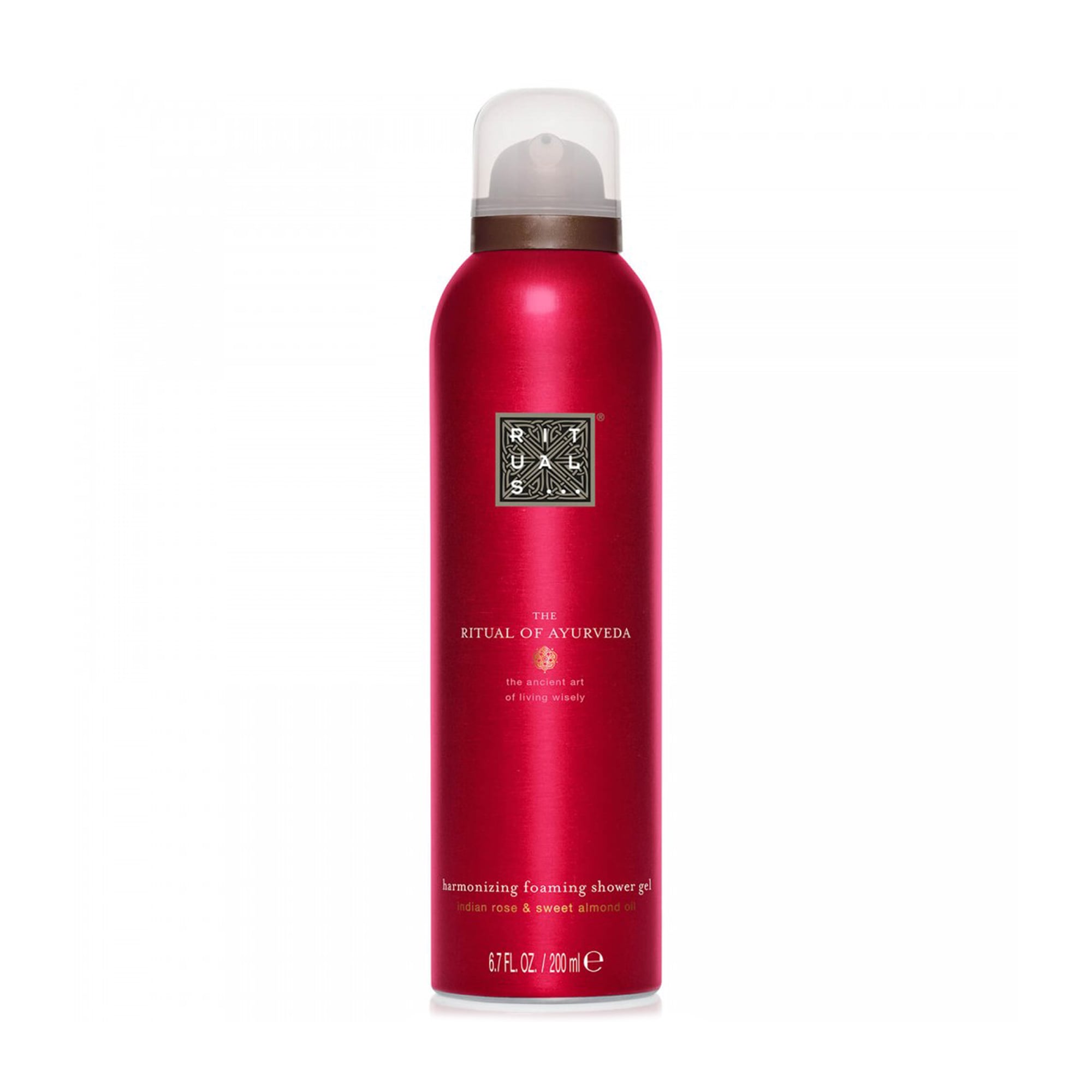 Гель-пінка для душу Rituals The Ritual of Ayurveda Foaming Shower Gel, 200 мл