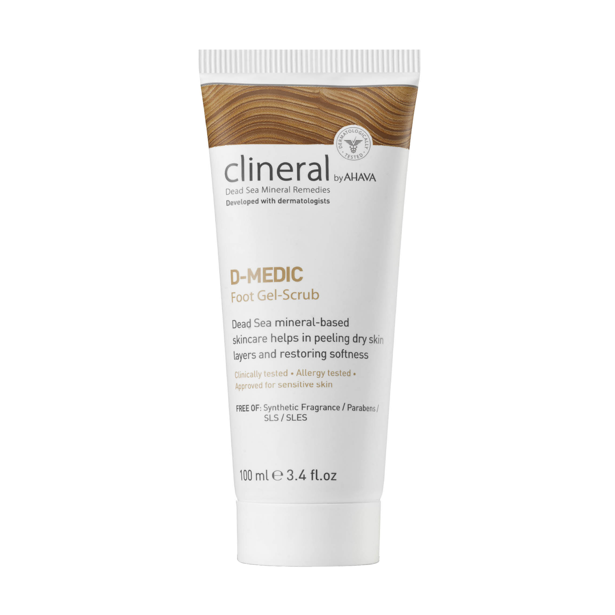 Гель-скраб для ніг Ahava Clineral D-Medic Foot Gel-Scrub, 100 мл
