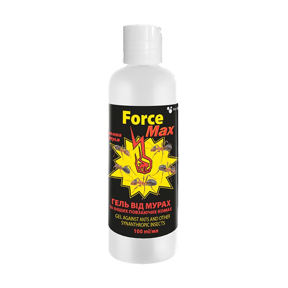 Гель від мурах та інших повзаючих комах Force Max, 100 мл