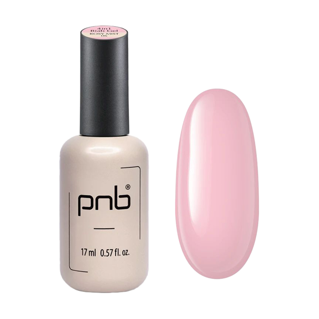 Гелеве укріплення для нігтів PNB 4 in 1 Biab Gel 06 Rosy Mist, 17 мл