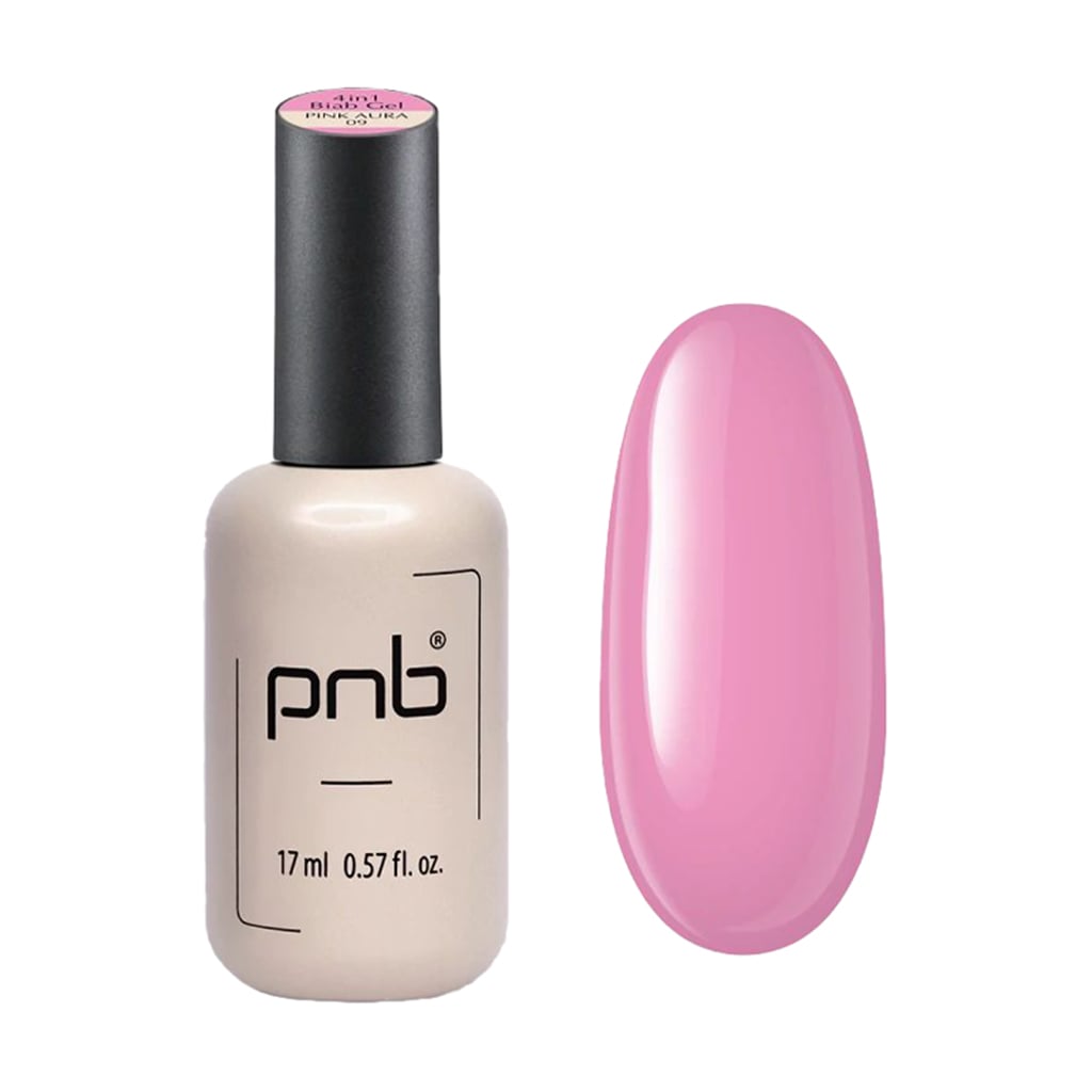 Гелеве укріплення для нігтів PNB 4 in 1 Biab Gel 09 Pink Aura, 17 мл