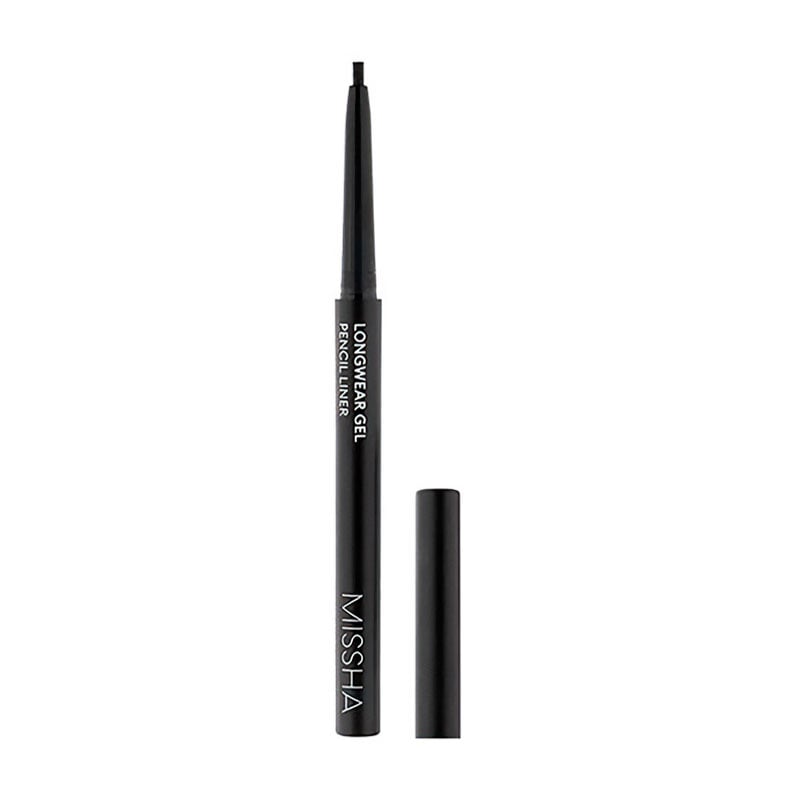 Гелевий олівець-підводка для очей Missha Long Wear Gel Pencil Liner, Titan Black, 0.14 г