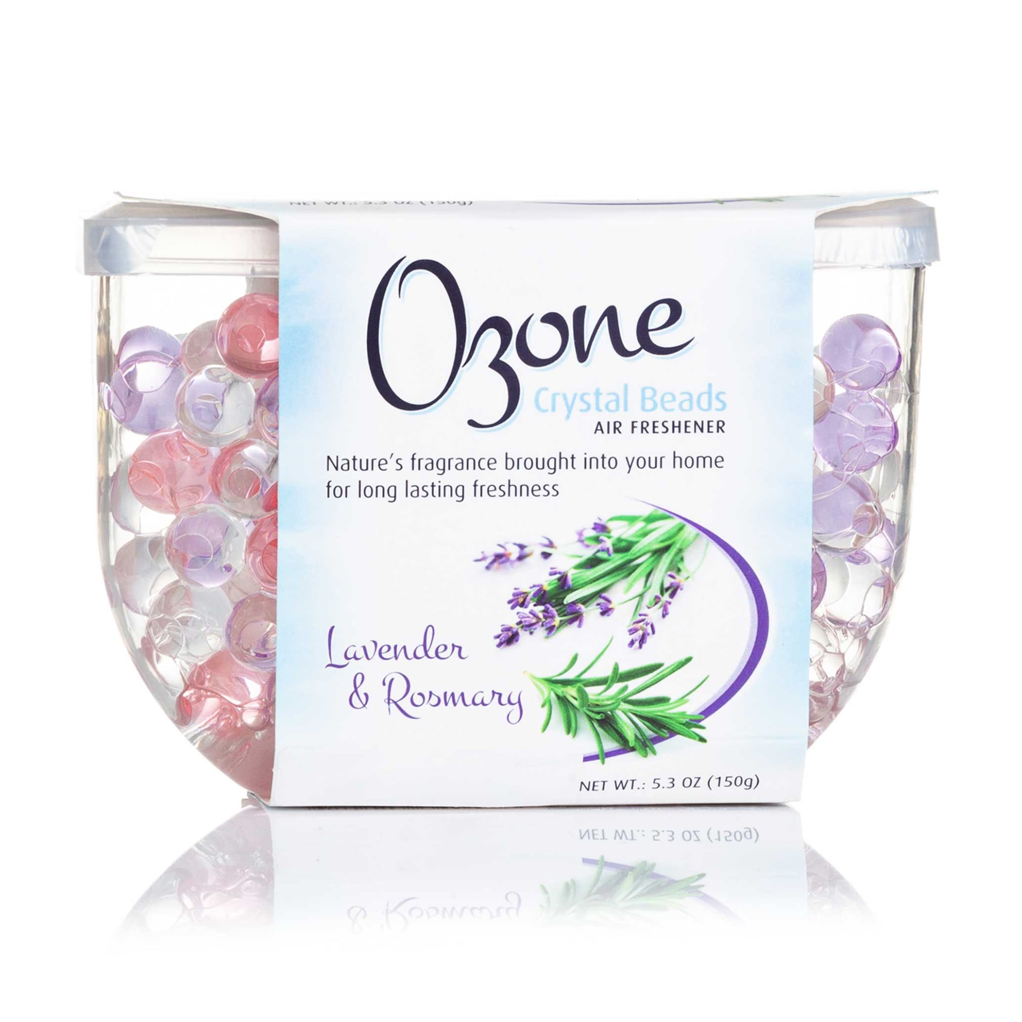 Гелевий освіжувач повітря Ozone Crystal Beads Лаванда та розмарин, 150 г
