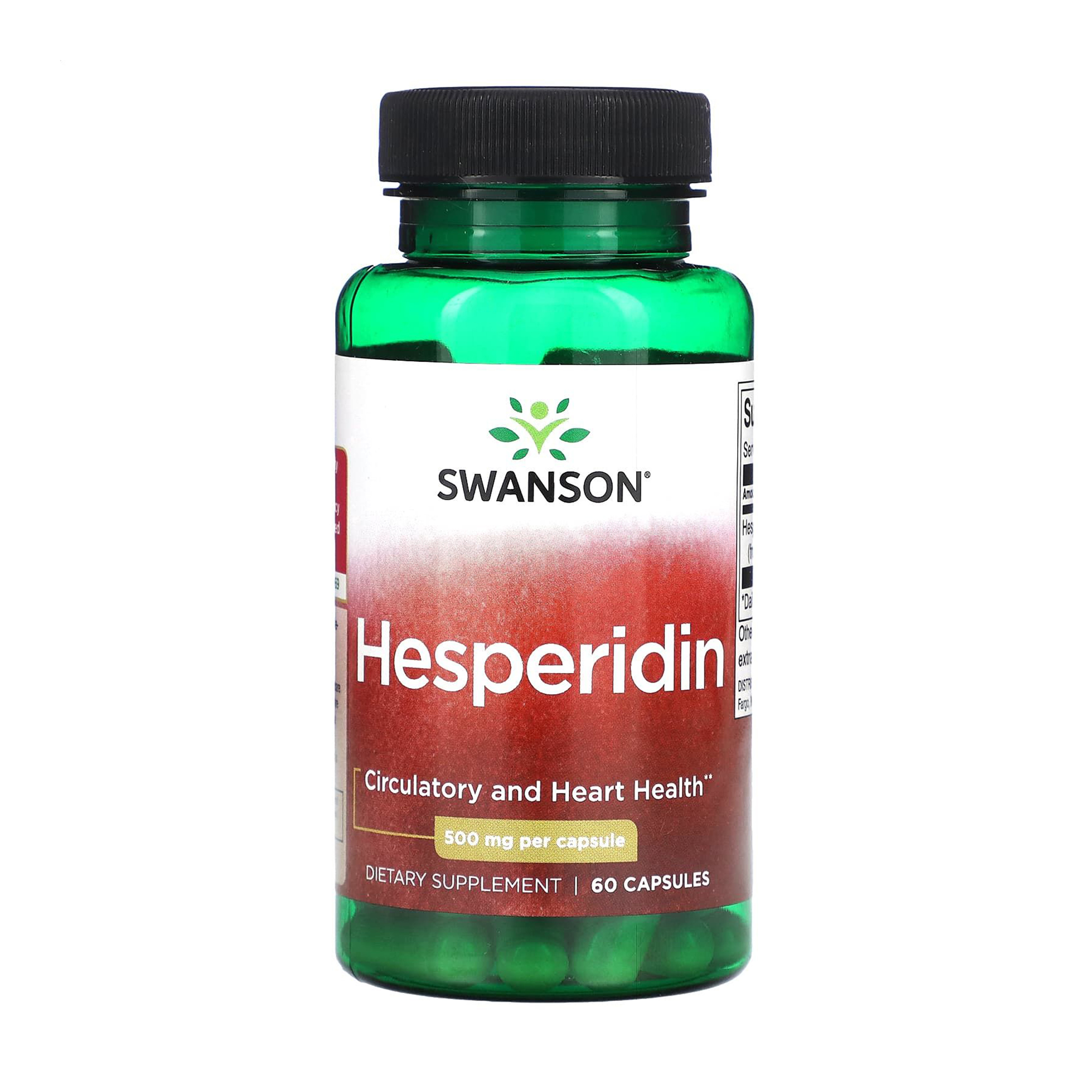 Гесперидин Swanson Hesperidin 500 мг, 60 капсул
