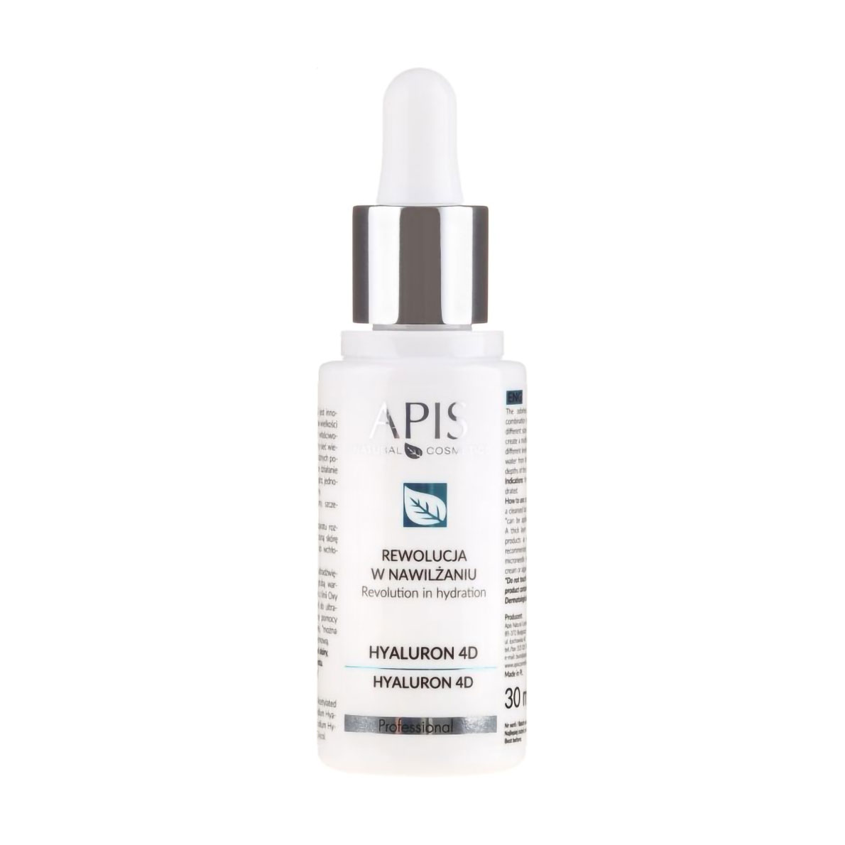 Гіалуронова кислота для обличчя Apis Natural Cosmetics Professional 4D Hyaluron, 30 мл