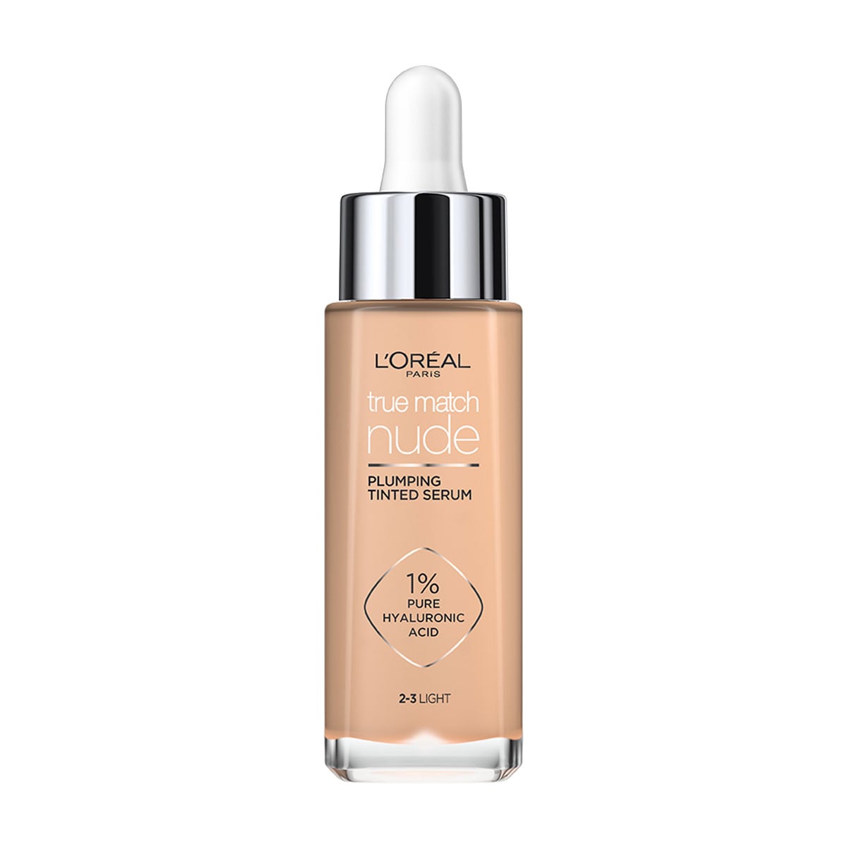 Гіалуронова тональна сироватка для обличчя L'Oreal Paris True Match Nude 2-3 Light, 30 мл