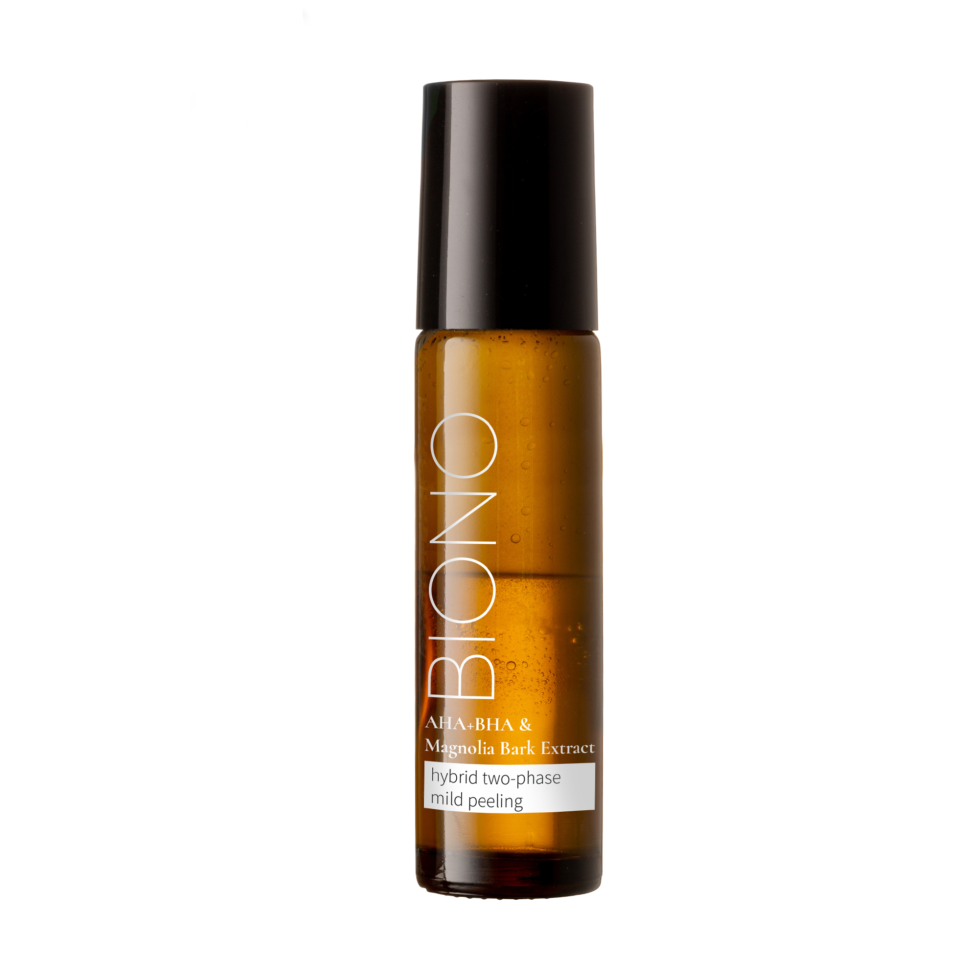 Гібридний двофазний пілінг м'якої дії для обличчя Biono Hybrid Two-Phase Mild Peeling з AHA+BHA та екстрактом магнолії, 10 мл
