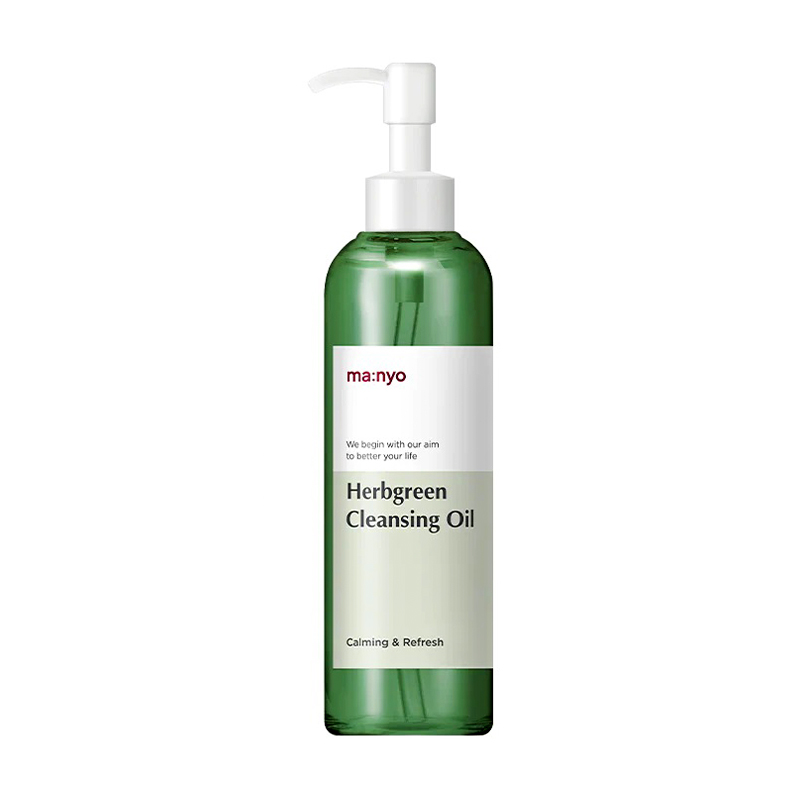 Гідрофільна очищувальна олія для обличчя Manyo Herb Green Cleansing Oil на основі комплексу трав, 200 мл