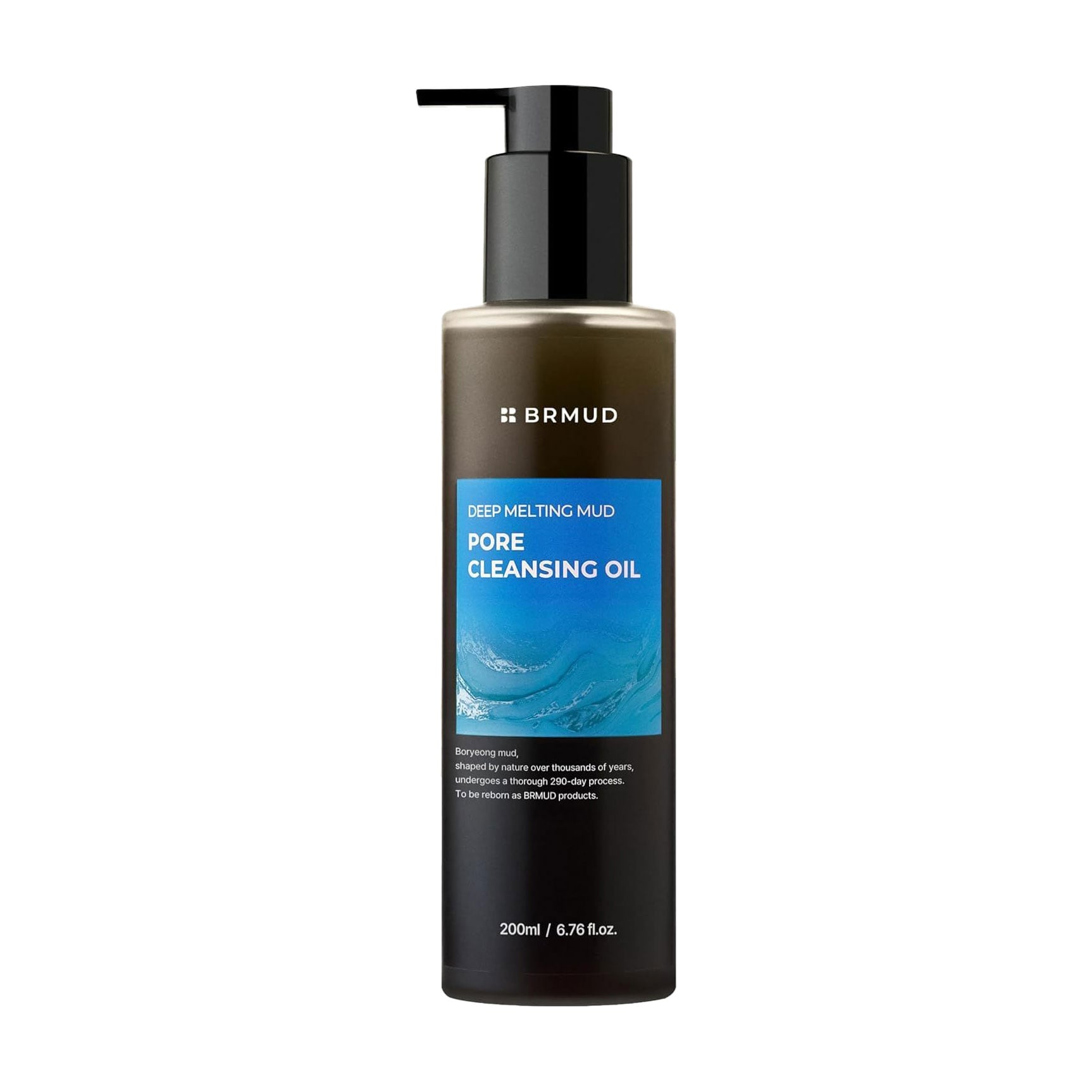 Гідрофільна олія для обличчя BRMUD Deep Melting Mud Pore Cleansing Oil для глибокого очищення пор, 200 мл