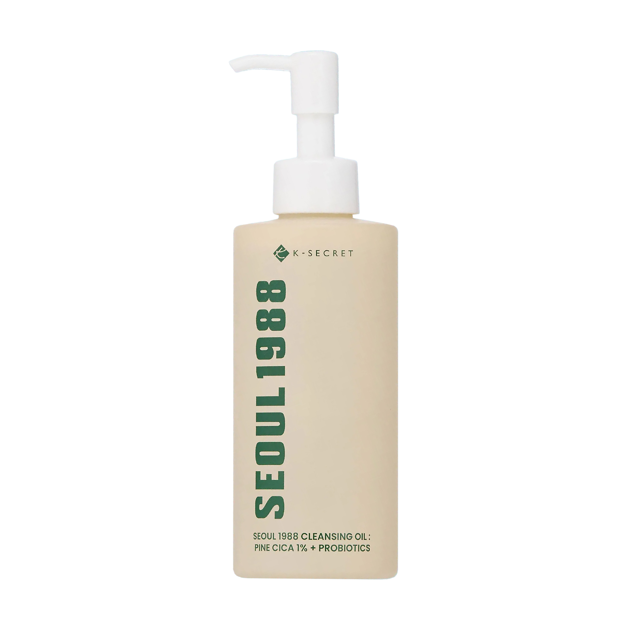 Гідрофільна олія для обличчя K-SECRET Seoul 1988 Cleansing Oil: Pine Cica 1% + Probiotics з екстрактом соснових голок та пробіотиками, 200 мл