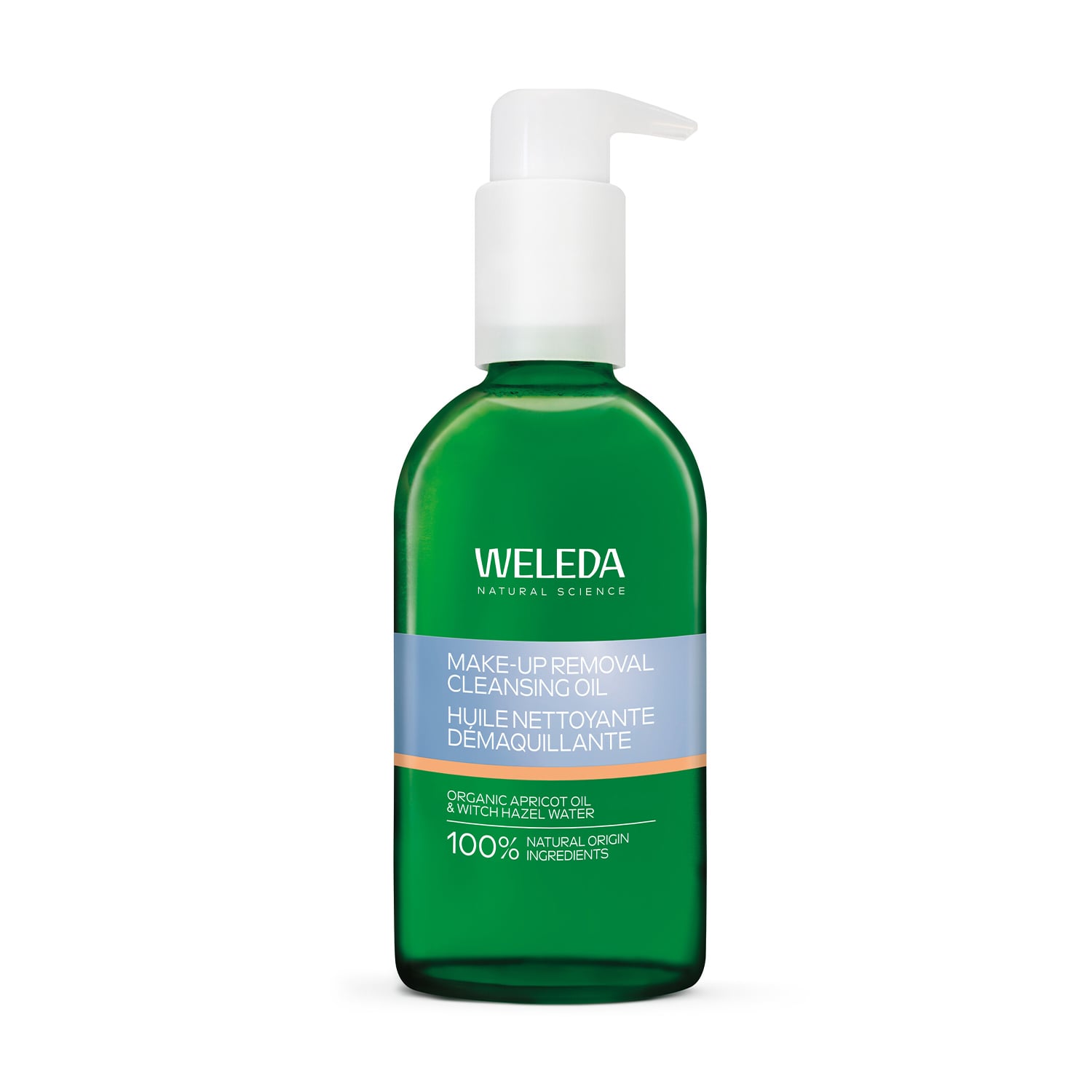 Гідрофільна олія для зняття макіяжу Weleda Make-Up Removal Cleansing Oil для сухої та чутливої шкіри, з органічним гамамелісом, 150 мл