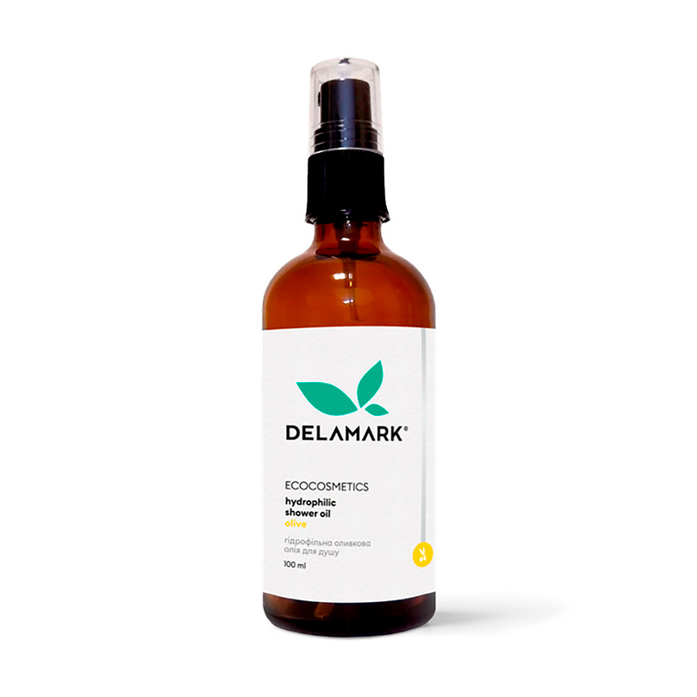 Гідрофільна оливкова олія для душу Delamark Hydrophilic Shower Olive Oil, 100 мл