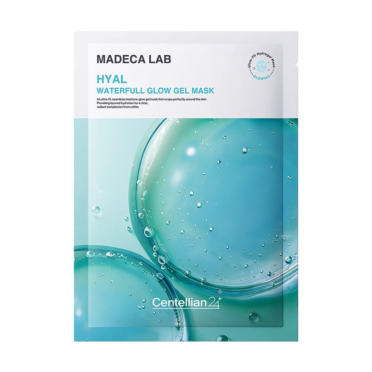 Гідрогелева маска для обличчя Centellian24 Madeca Lab Hyal Waterfull Glow Gel Mask, 22 мл