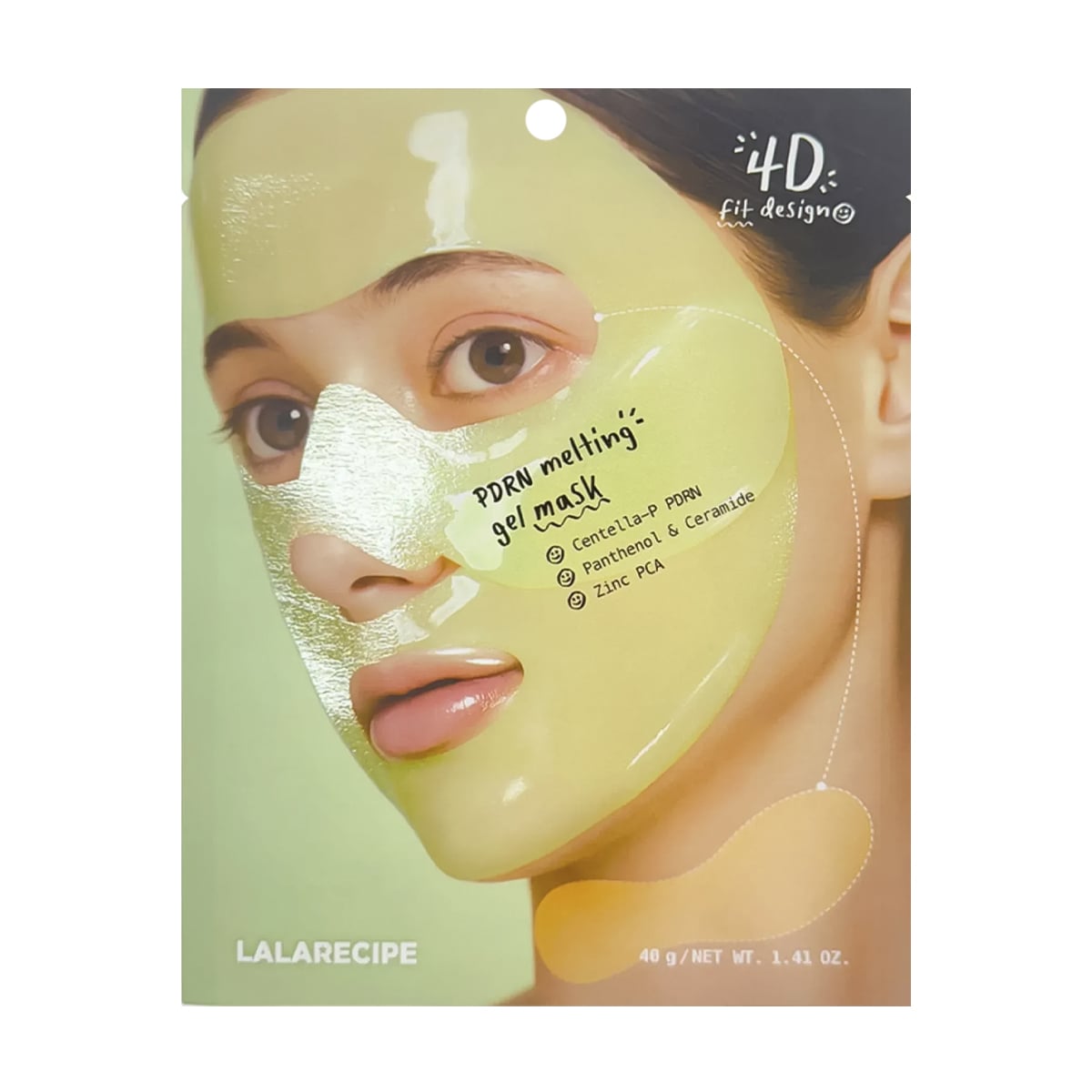 Гідрогелева маска для обличчя Lalarecipe PDRN Melting Gel Mask, 40 г