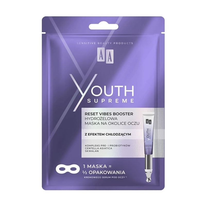 Гідрогелева маска для шкіри навколо очей AA Youth Supreme Reset Vibes Booster The Vibes Hydrogel Eye Mask, 1 шт