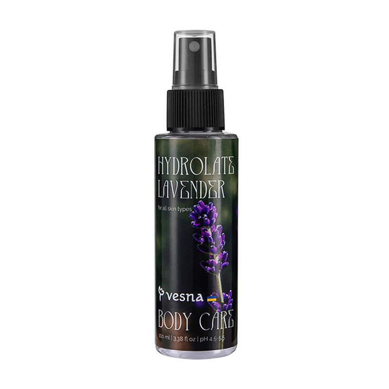 Гідролат лаванди для обличчя та тіла Vesna Body Care Hydrolate Lavender, 100 мл