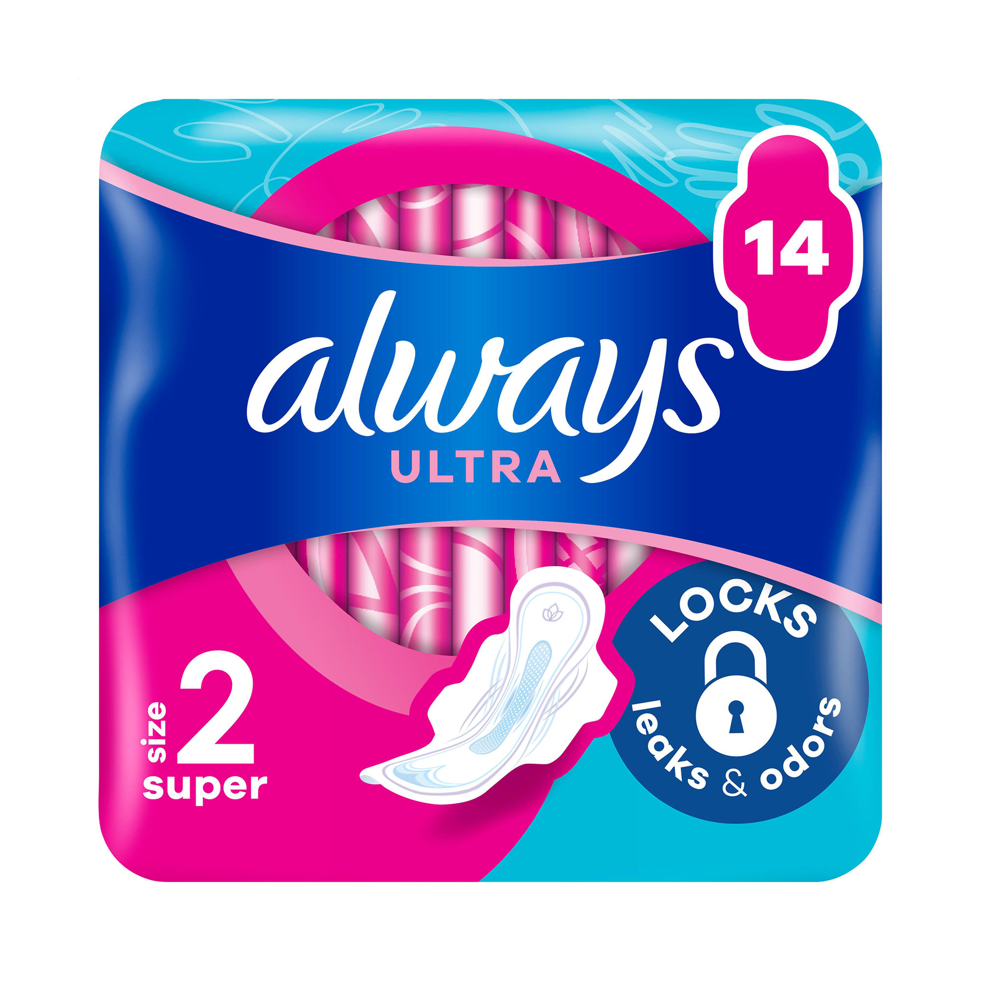 Гігієнічні прокладки Always Ultra Super, розмір 2, 14 шт