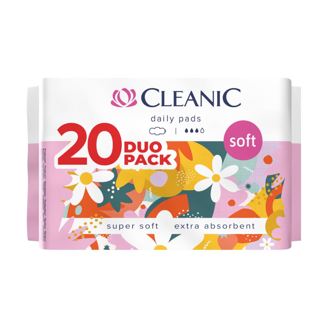 Гігієнічні прокладки Cleanic Soft Daily Pads, 20 шт