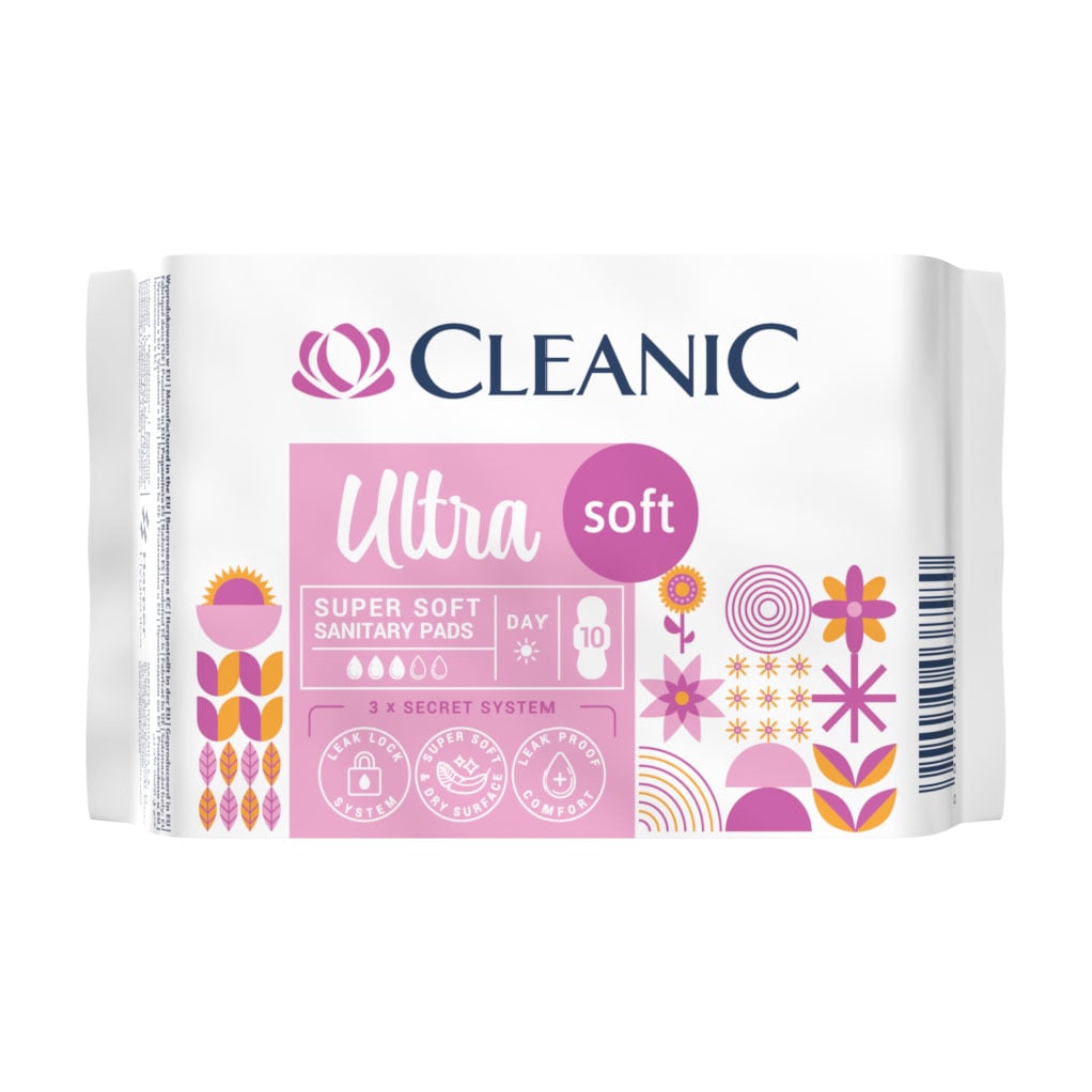 Гігієнічні прокладки Cleanic Ultra Soft Daily Pads, 10 шт