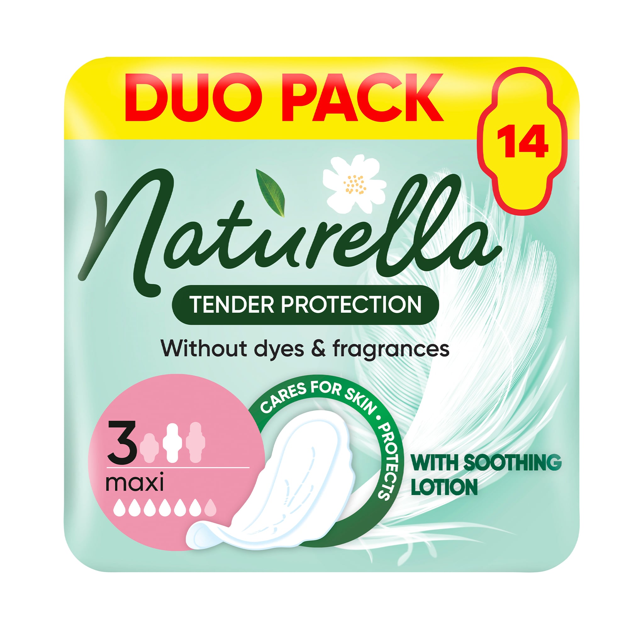 Гігієнічні прокладки NATURELLA Ніжний Захист Maxi розмір 3, 14 шт