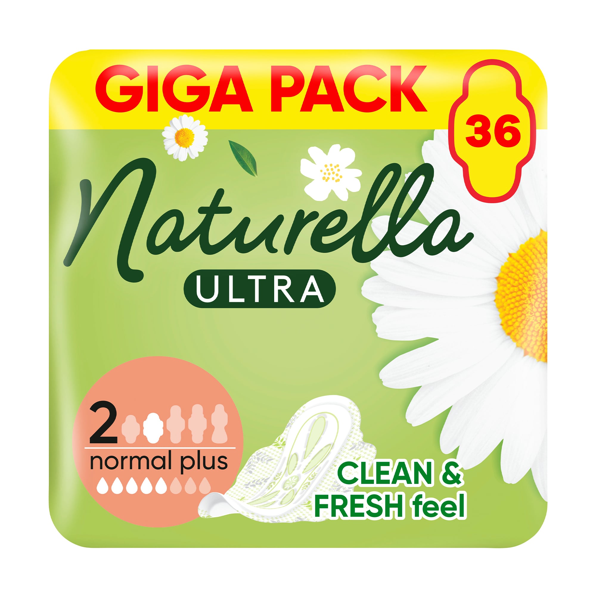Гігієнічні прокладки NATURELLA Ultra Normal Plus розмір 2, 36 шт
