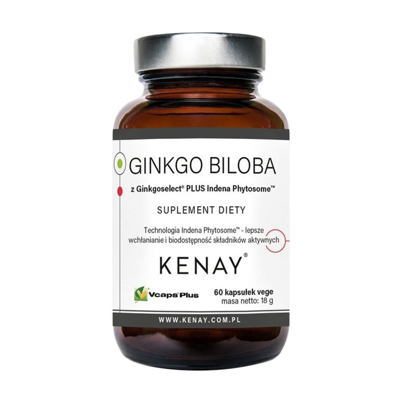 Гінкго білоба Kenay Ginkgo Biloba Ginkgoselect Plus Phytosome, 60 капсул