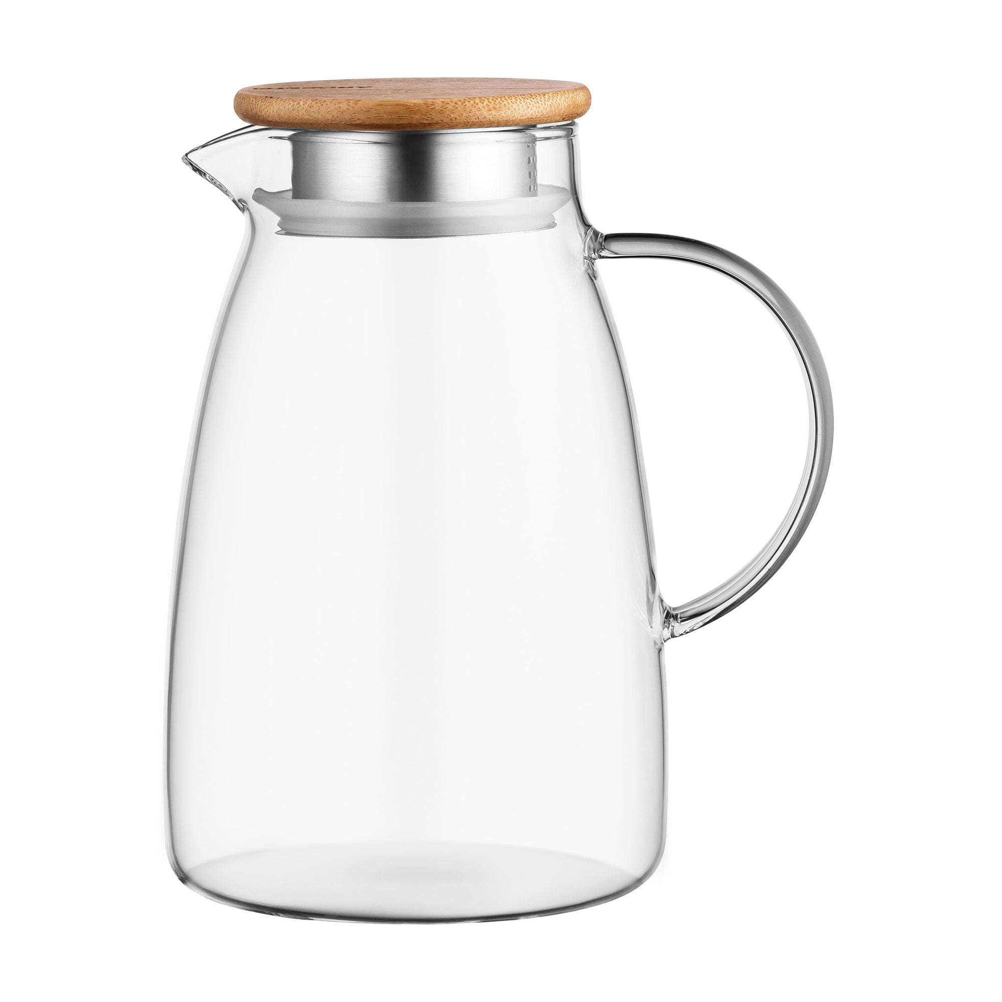 Глечик Ardesto з бамбуковою кришкою, 1.5 л (AR2615ST)