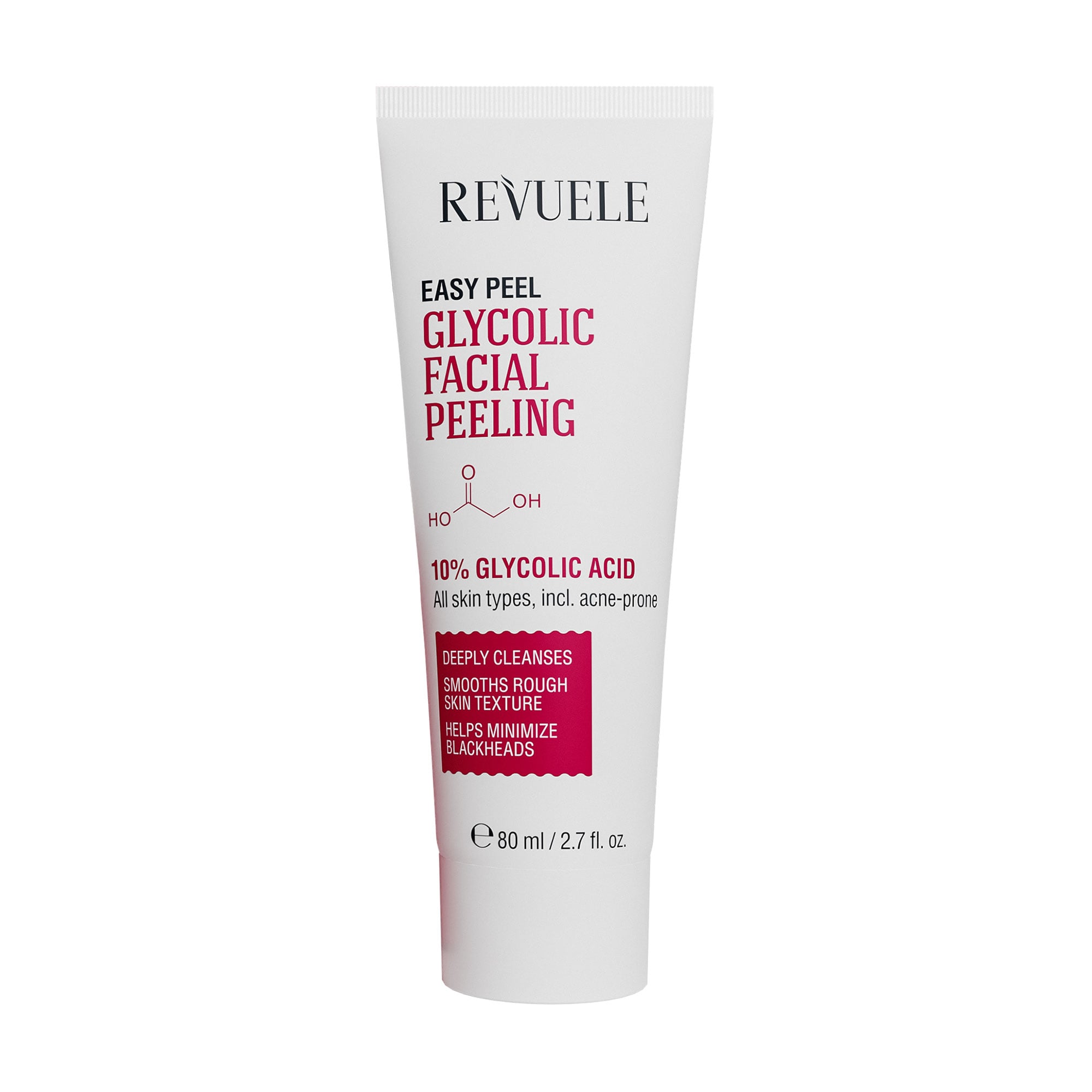 Гліколевий пілінг для обличчя Revuele Easy Peel Glycolic Facial Peeling, 80 мл