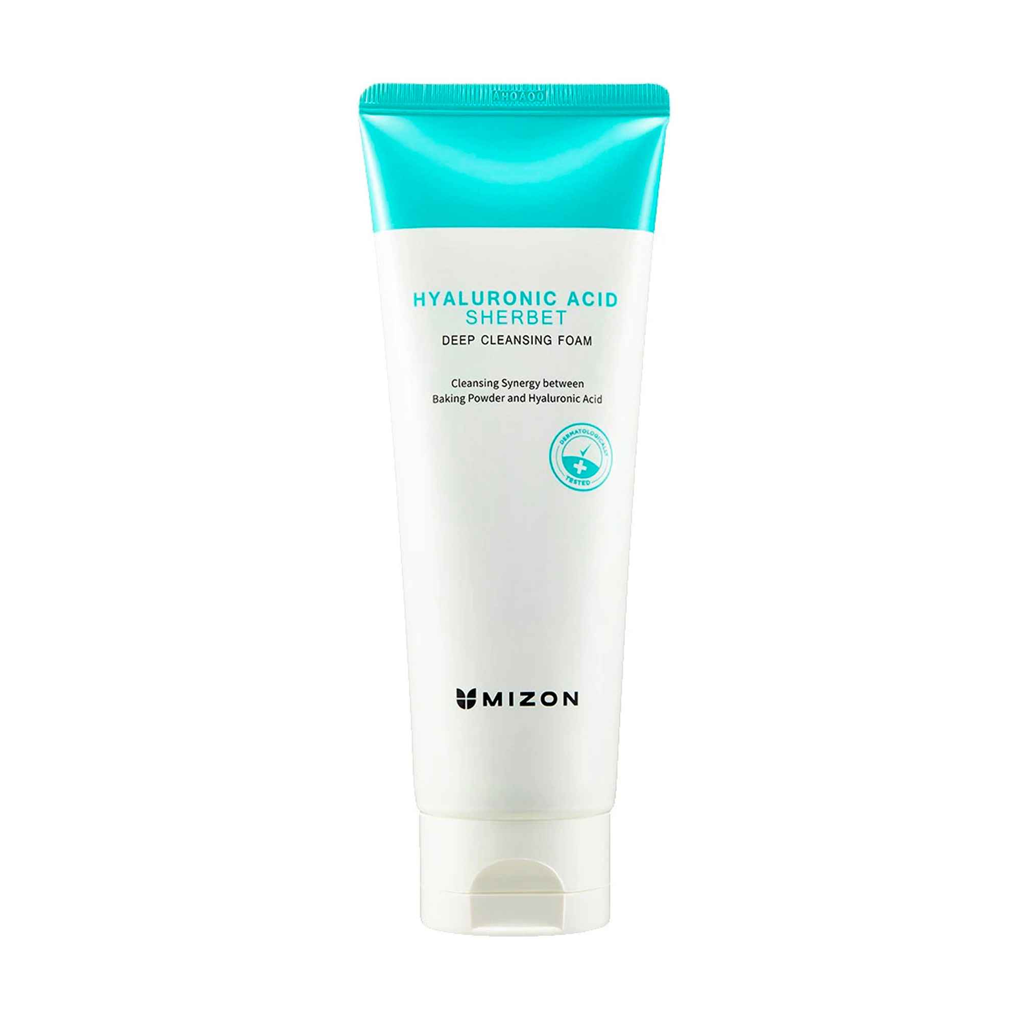Глибокоочищувальна пінка для обличчя Mizon Hyaluronic Acid Sherbet Deep Cleansing Foam з гіалуроновою кислотою, 150 мл