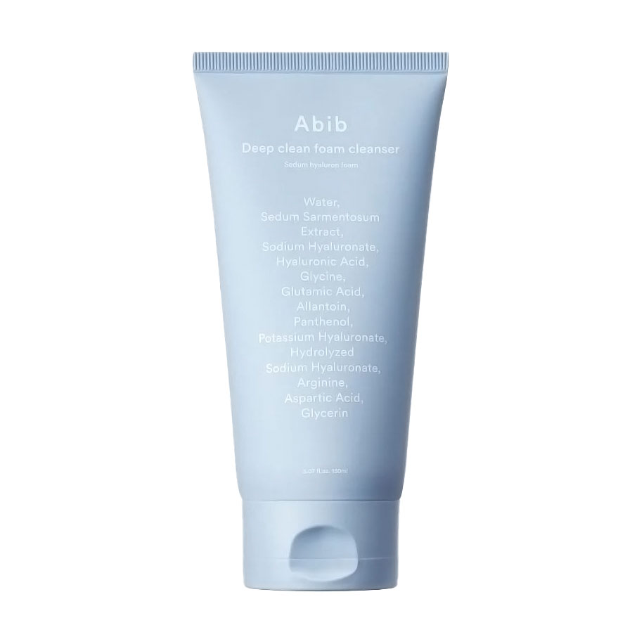Глибокоочищувальна пінка для вмивання Abib Deep Clean Foam Cleanser Sedum Hyaluron Foam з гіалуроновою кислотою, 150 мл