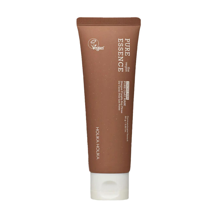 Глиняна маска для обличчя Holika Holika Pure Essence The Vegan Pore Clay Mask Какао, 80 г