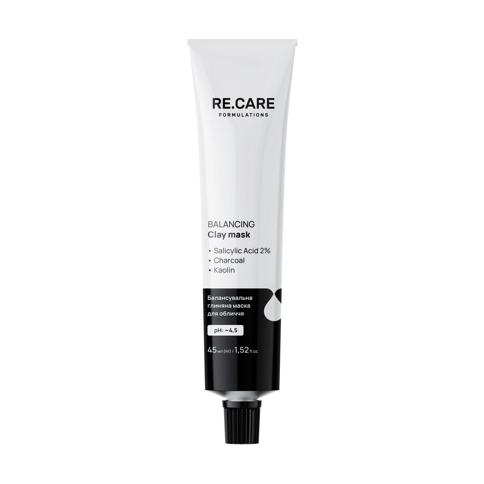 Глиняна маска для обличчя Re.Care Balancing Clay Mask, 45 мл