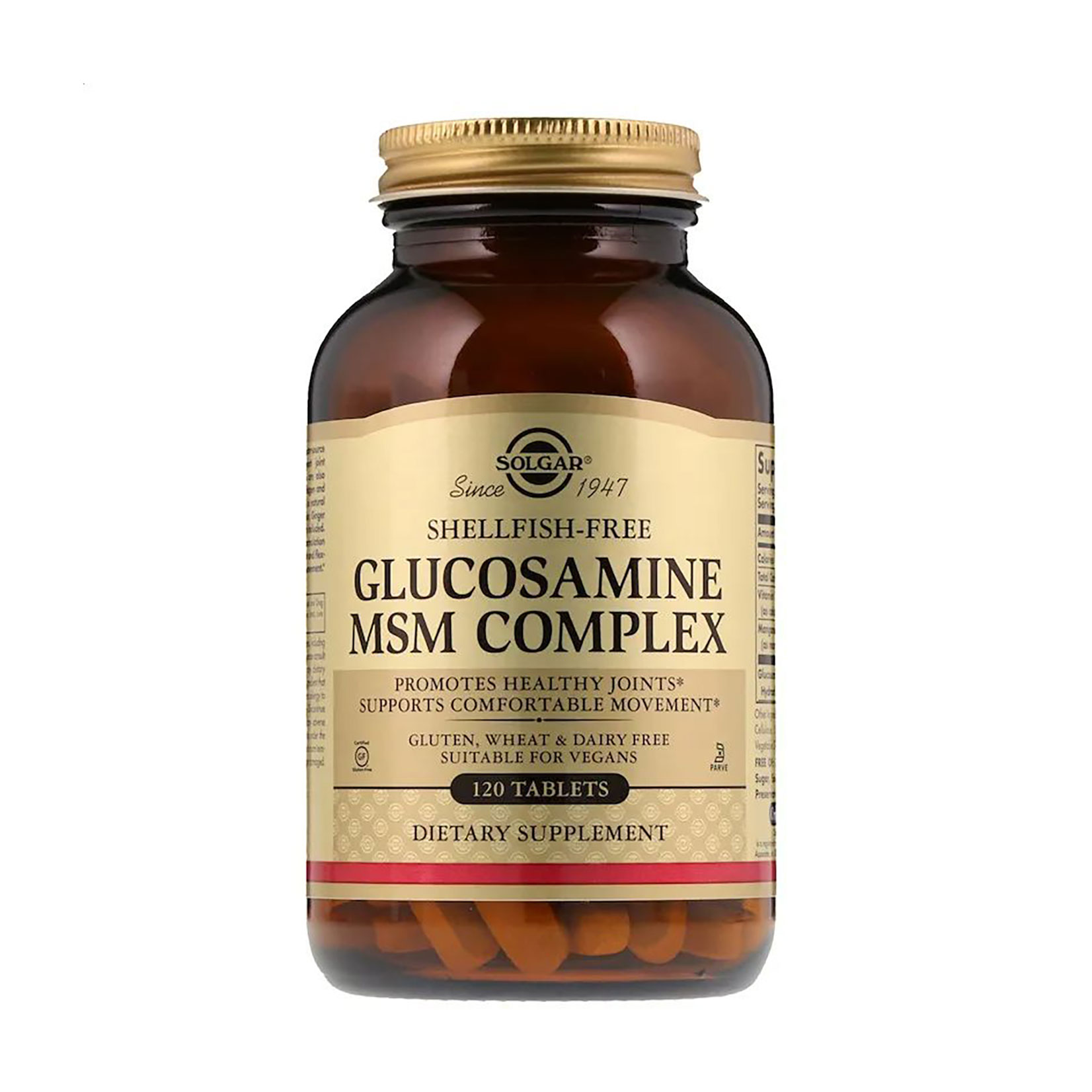 Глюкозамін МСМ комплекс Solgar Glucosamine MSM Complex, 120 таблеток