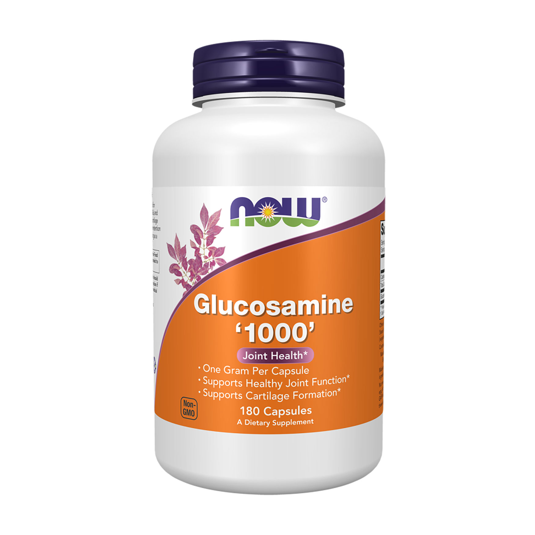Глюкозамін NOW foods Glucosamine 1000 мг, 180 капсул