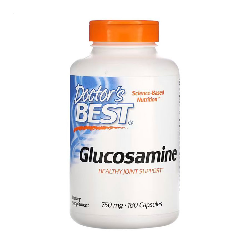 Глюкозамін сульфат Doctor's Best Glucosamine Sulfate 750 мг, 180 капсул