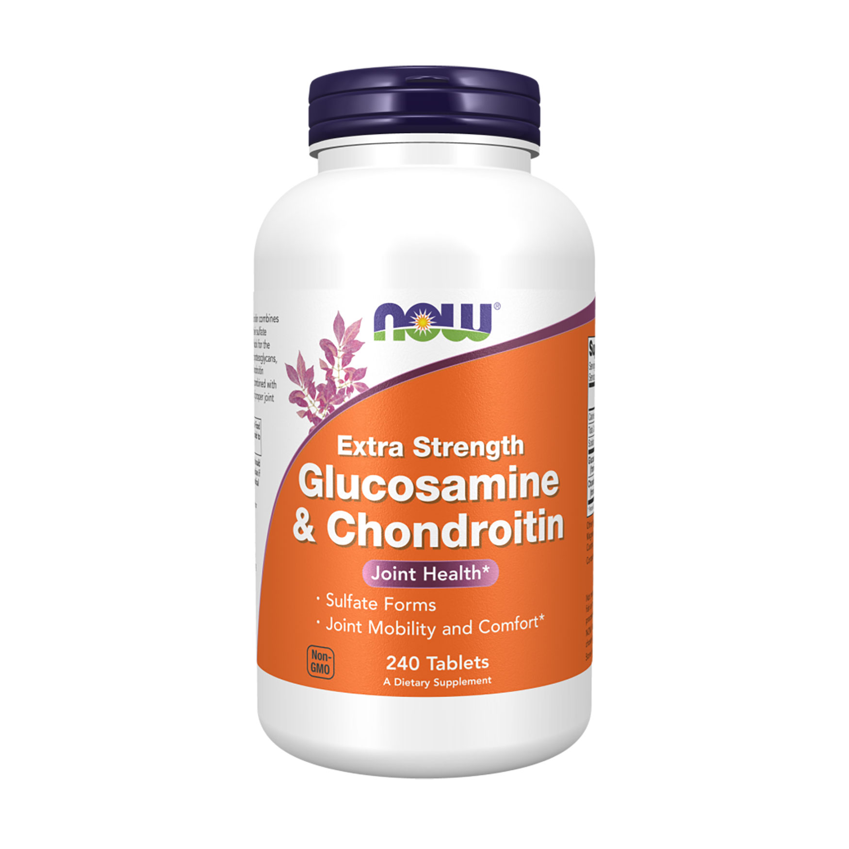Глюкозамін та хондроїтин NOW foods Extra Strength Glucosamine &amp; Chondroitin, 240 таблеток