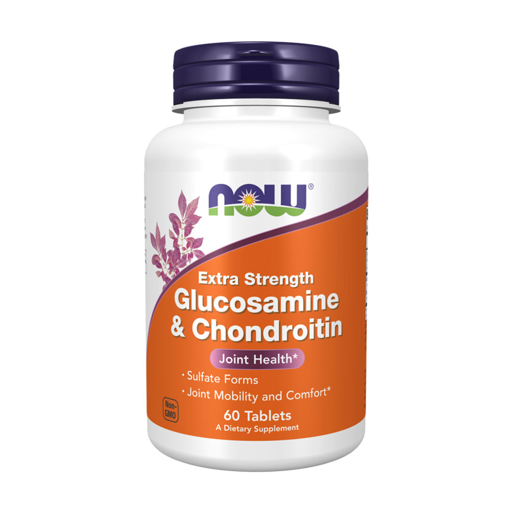 Глюкозамін та хондроїтин NOW foods Glucosamine &amp; Chondroitin, 60 таблеток