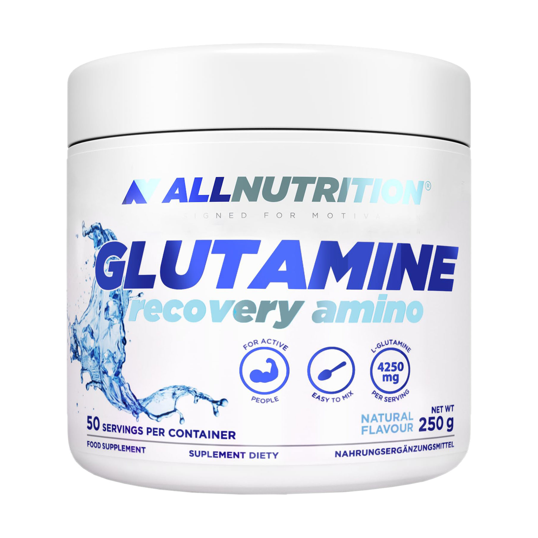 Глютамін AllNutrition Glutamine Recovery Amino Natural в порошку, 250 г