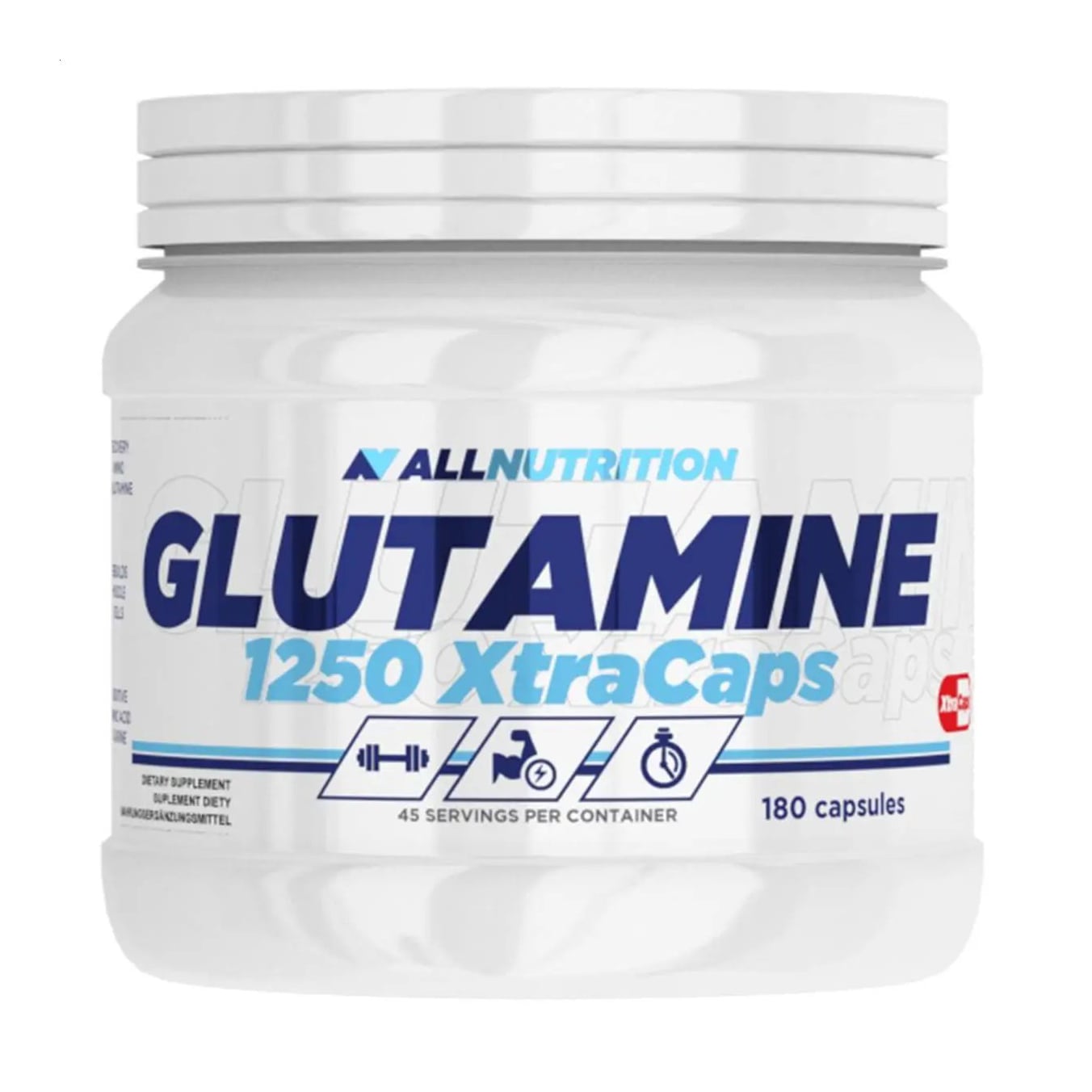 Глютамін AllNutrition Glutamine Xtracaps 1250 мг, 180 капсул